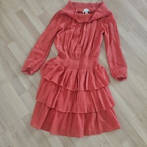 Orange shoulder off Michael Kors Dress XS size